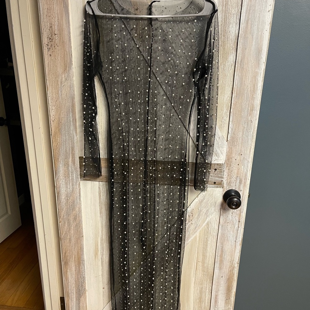 Black Long Sleeve Bodycon Dress